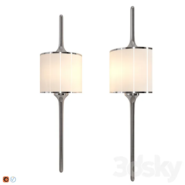 Bathroom sconces Elstead MONA _ L PC 3D Model