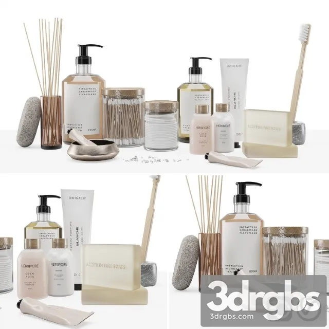 Bathroom Set 0002 3D Model Free