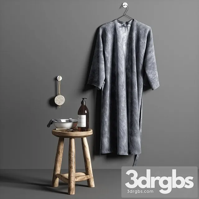 Bathroom Set 03 3D Model Download