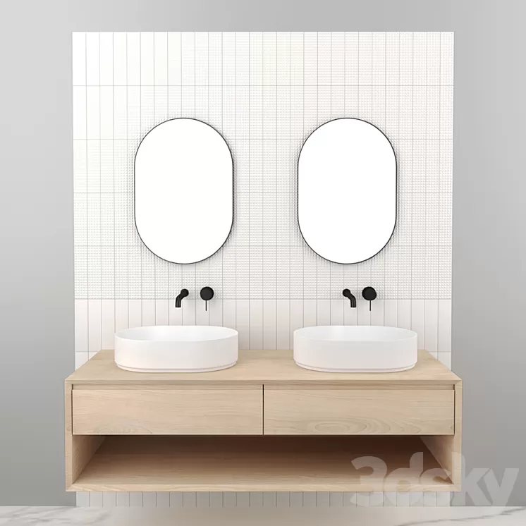 Bathroom set 05 3D Model
