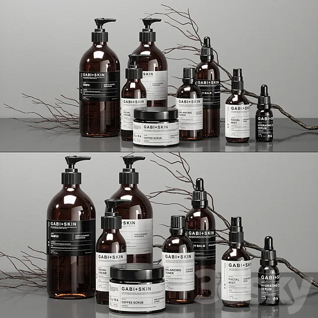 bathroom set 06 3D Model