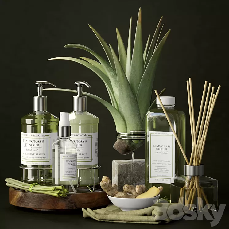 Bathroom set 1 3D Model