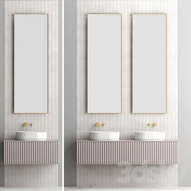 Bathroom set 11 3D Model