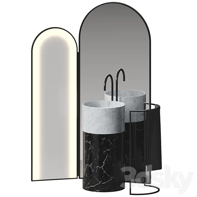 Bathroom set 14 3D Model