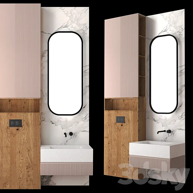 Bathroom set 17 3D Model