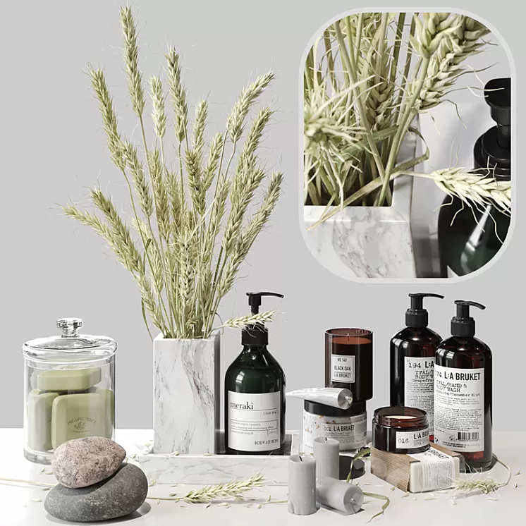 Bathroom Set 3 3D Model