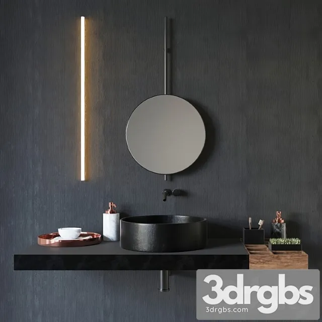 Bathroom Set 3 3D Model Free