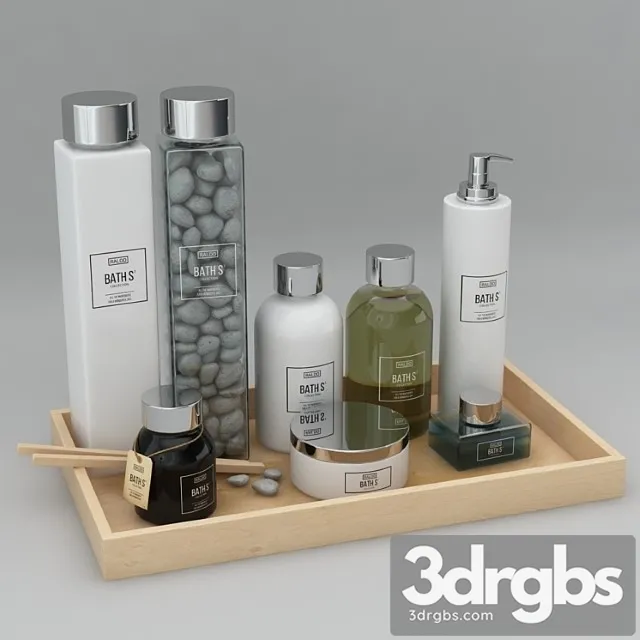 Bathroom Set 31 3D Model Free