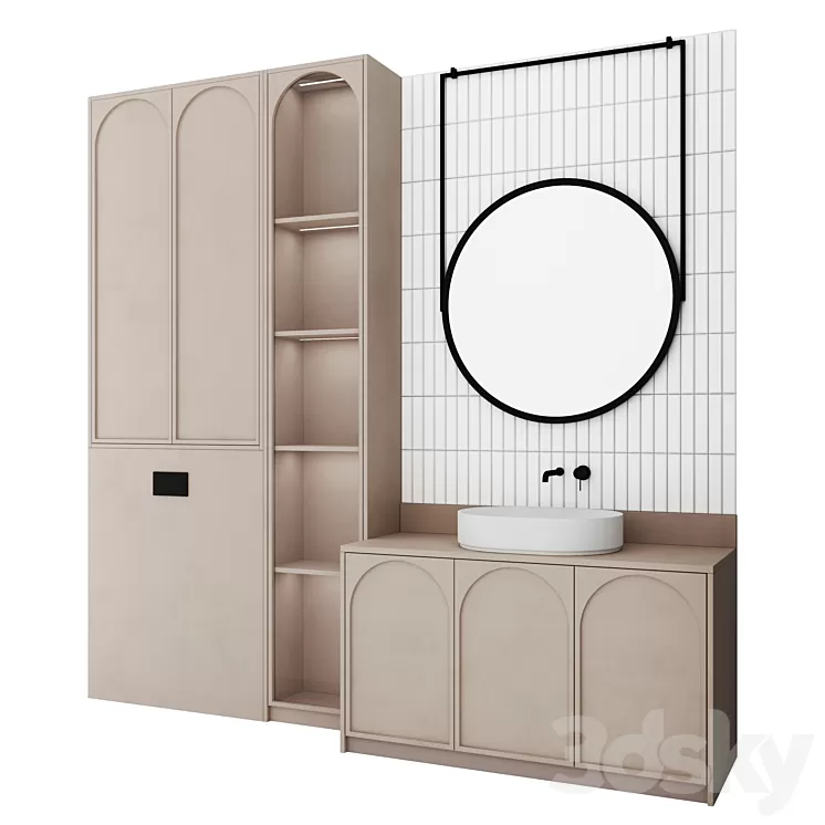 Bathroom set 31 3D Model Free