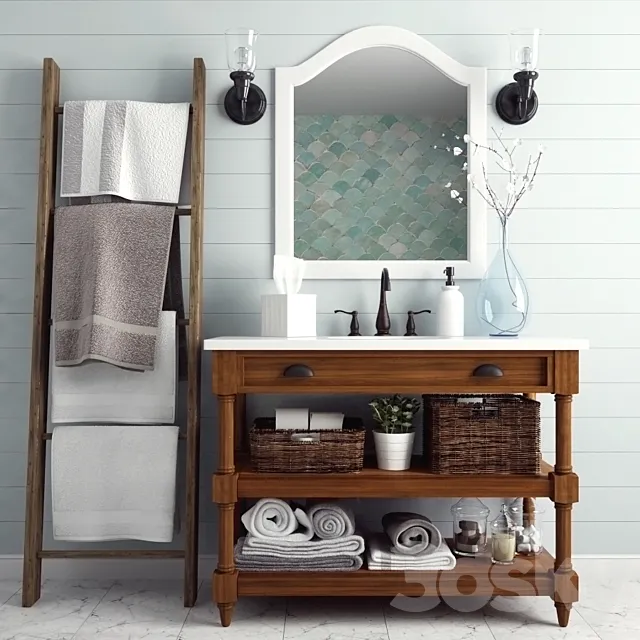 BATHROOM SET 3D Model