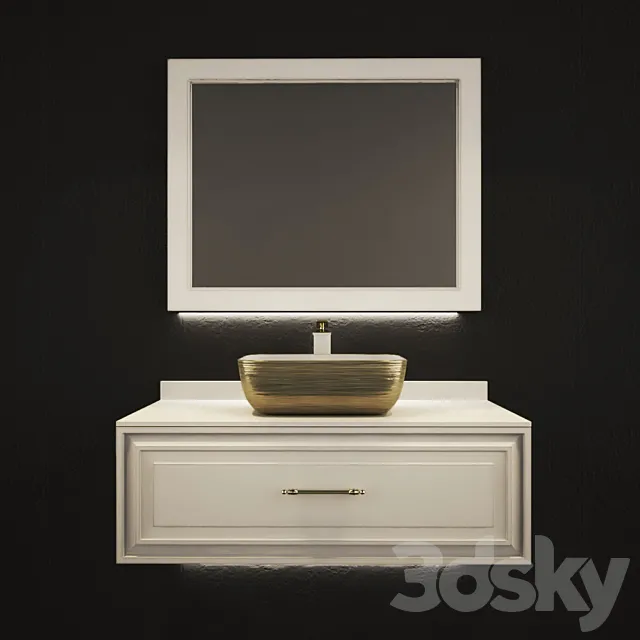 Bathroom set 3D Model