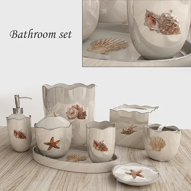 Bathroom set 3D Model