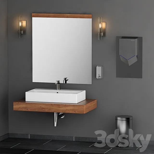 Bathroom set 3D Model