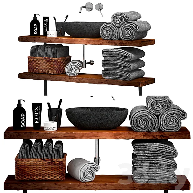 Bathroom set 3D Model