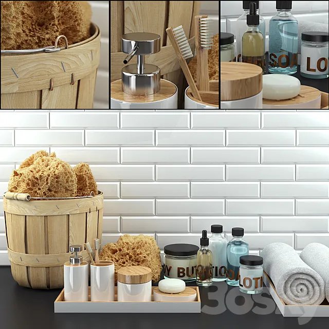 Bathroom set 3D Model