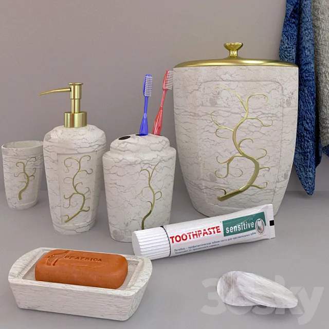 Bathroom Set 3D Model