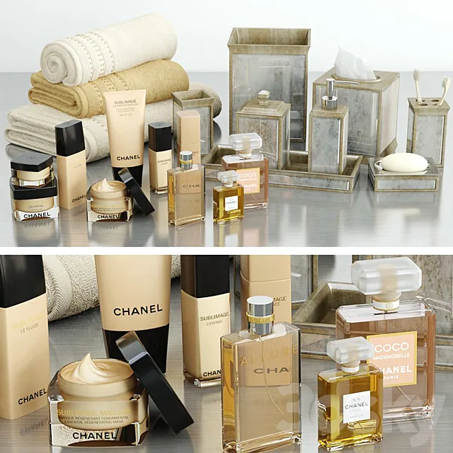 Bathroom set 3DModel