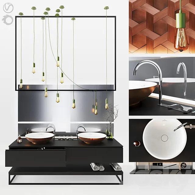 Bathroom set 3DModel