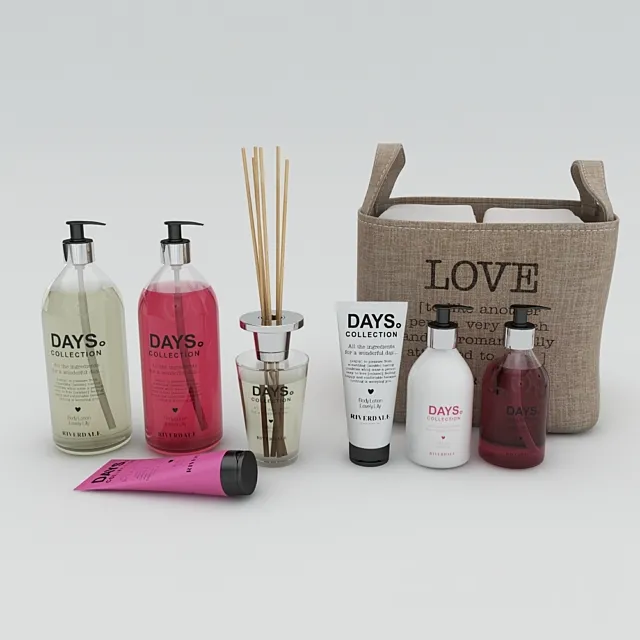 Bathroom Set 3D Model