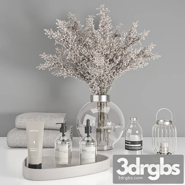 Bathroom Set 45 3D Model Free