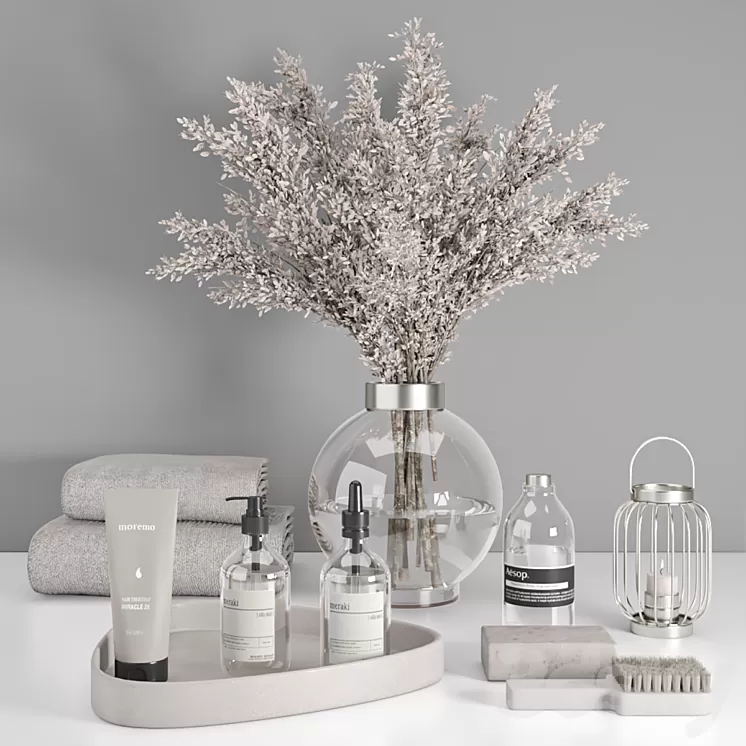 bathroom set 45 3D Model Free