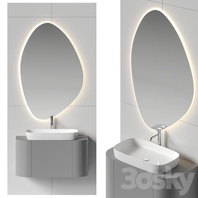 Bathroom set 47 3D Model