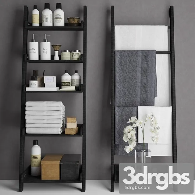 Bathroom Set 5 3D Model Free