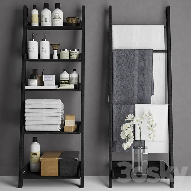 Bathroom set 5 3DModel