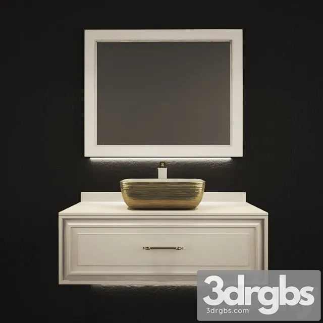 Bathroom Set 75 3D Model Free