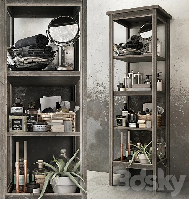 BATHROOM SET _ DECOR 3DModel