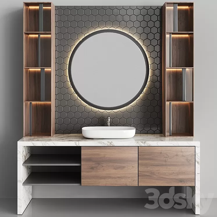 Bathroom Set BS01 3D Model