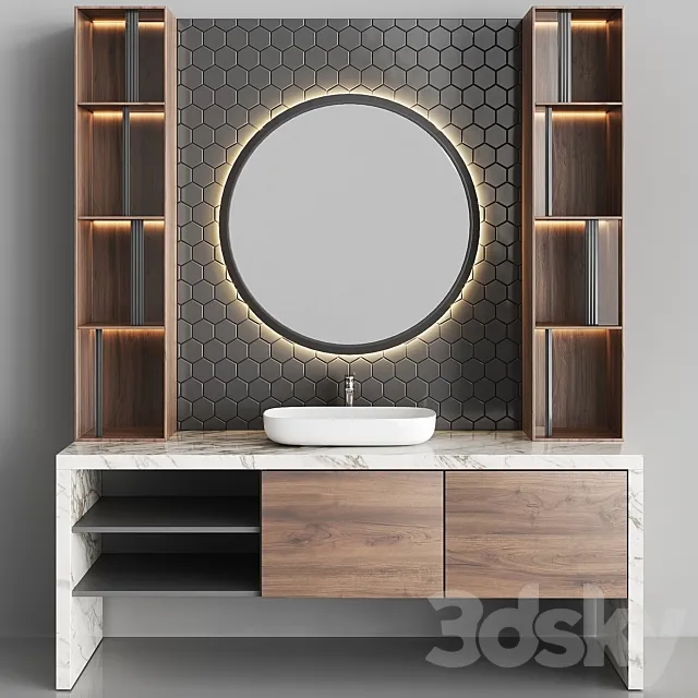 Bathroom Set BS01 3DModel