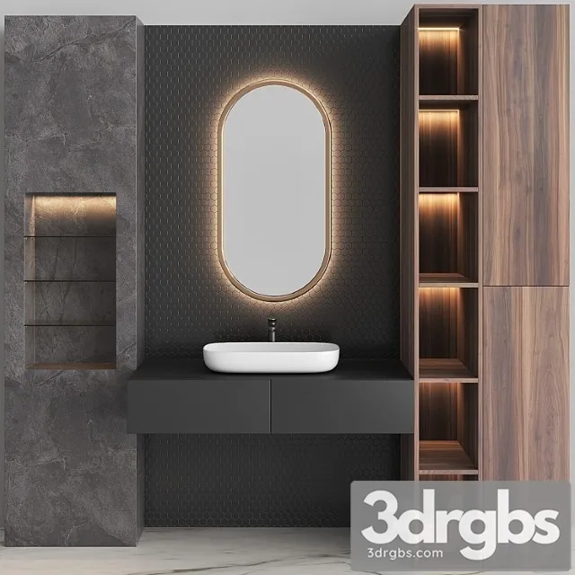 Bathroom Set bs03 3D Model Free