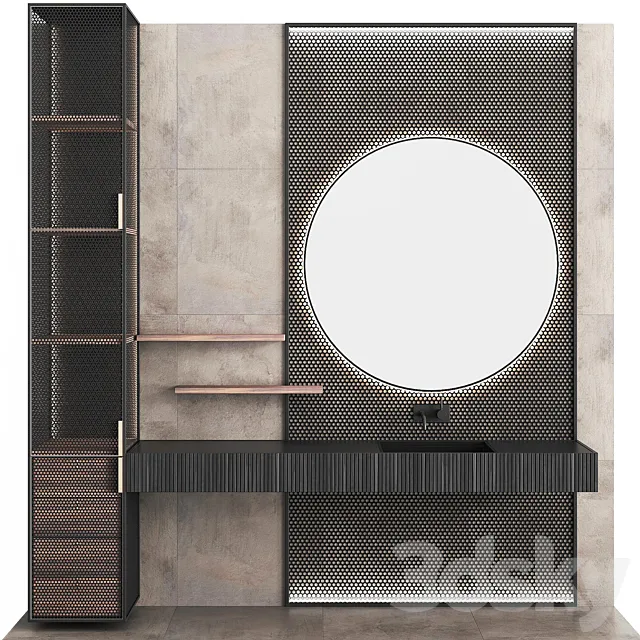 Bathroom Set BS04 3D Model