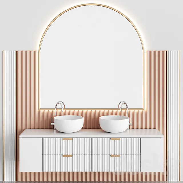 Bathroom Set BS05 3D Model