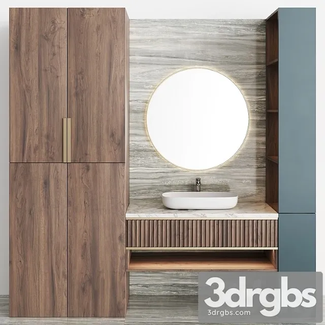 Bathroom Set bs10 3D Model Free