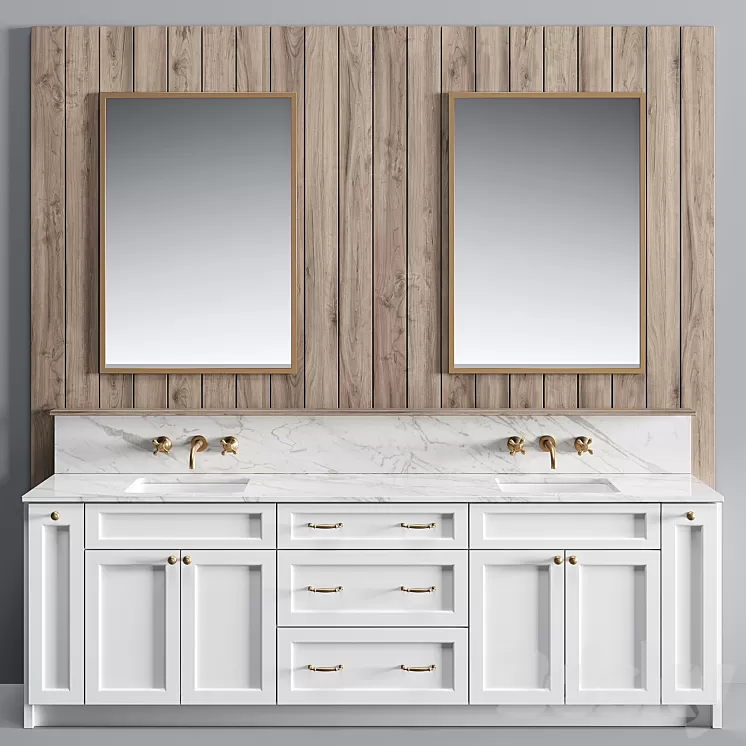 Bathroom Set BS29 3D Model