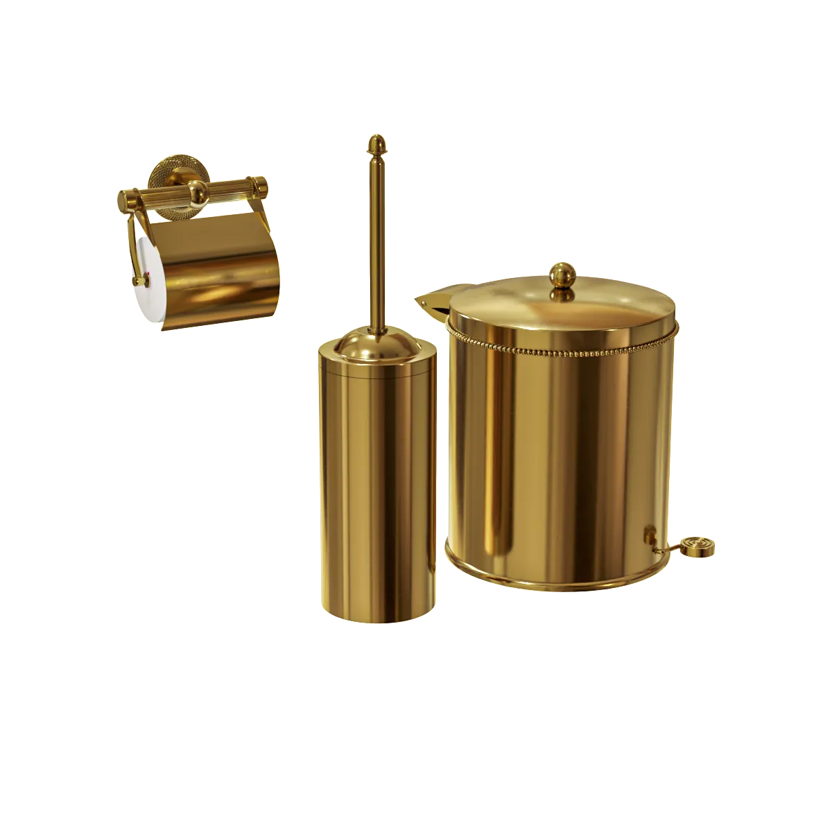 bathroom - Set for bathrooms Cristal et Bronze 3D Model
