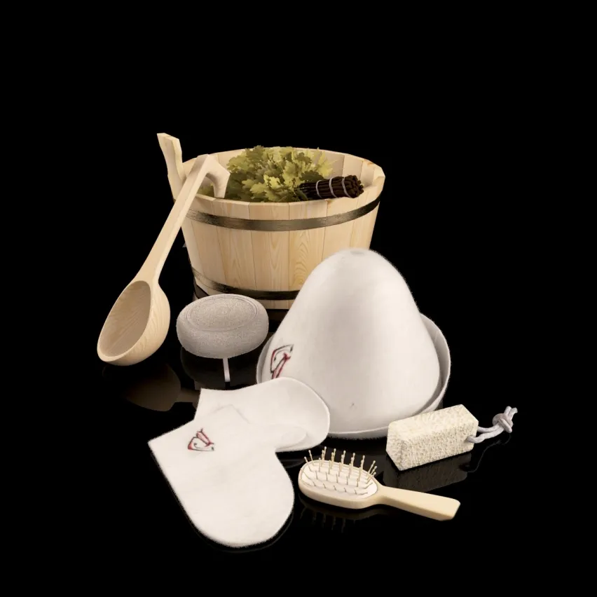 bathroom - Set for saunas 1 3D Model