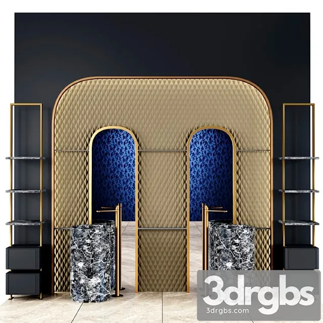 Bathroom Set N24 3D Model Free