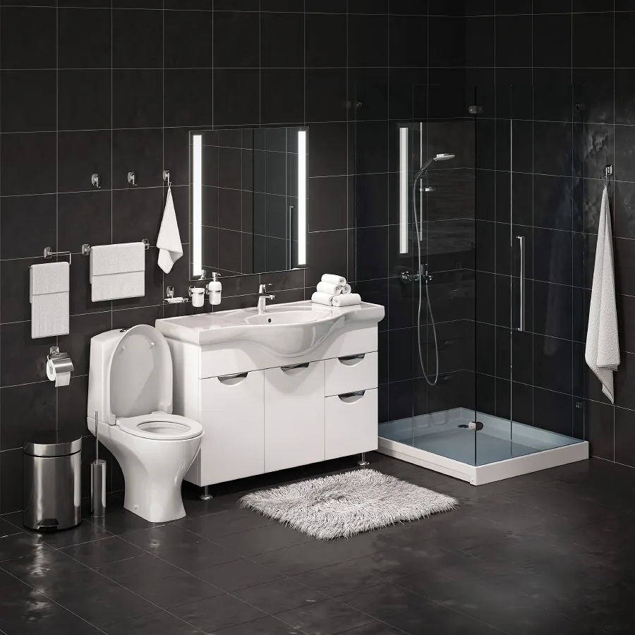 bathroom - Set of equipments for bathroom 3 3D Model