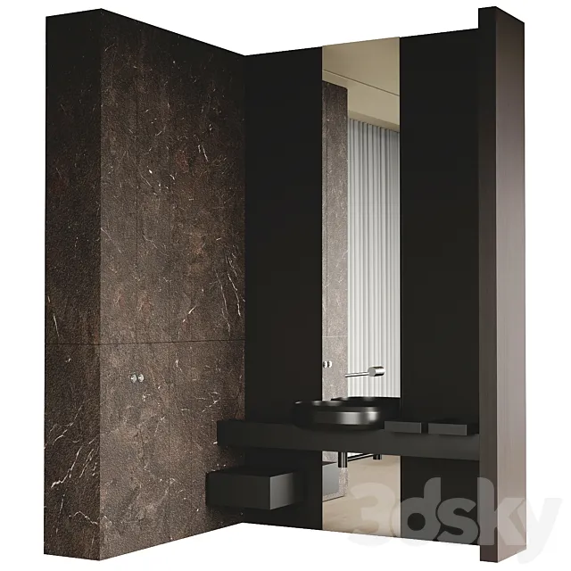 Bathroom set RIGO By AGAPE with INALCO UMBRA Free Download