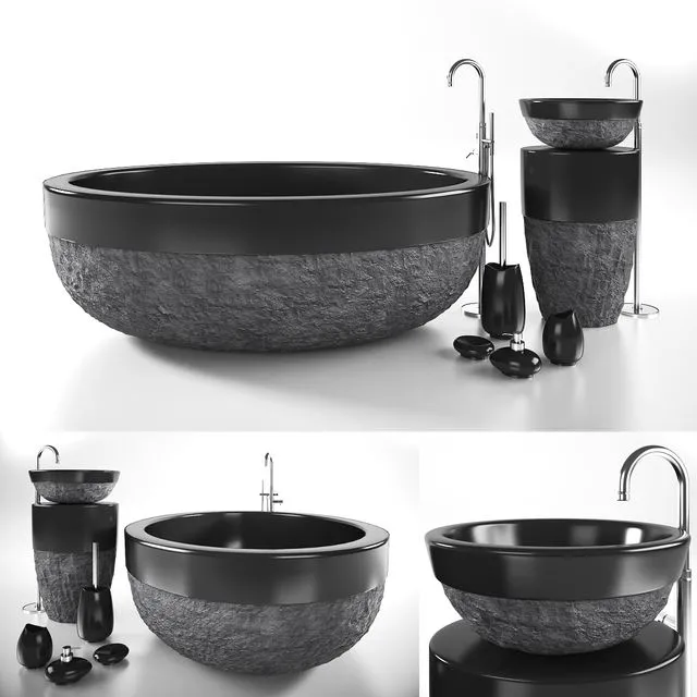 BATHROOM SET VOL 1 3D Model