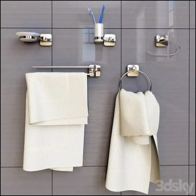 Bathroom Sets 3D Model