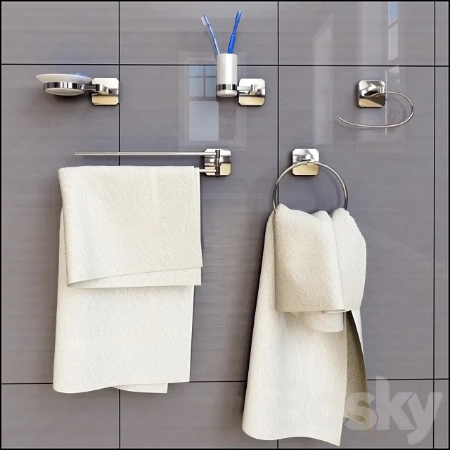 Bathroom Sets 3D Model