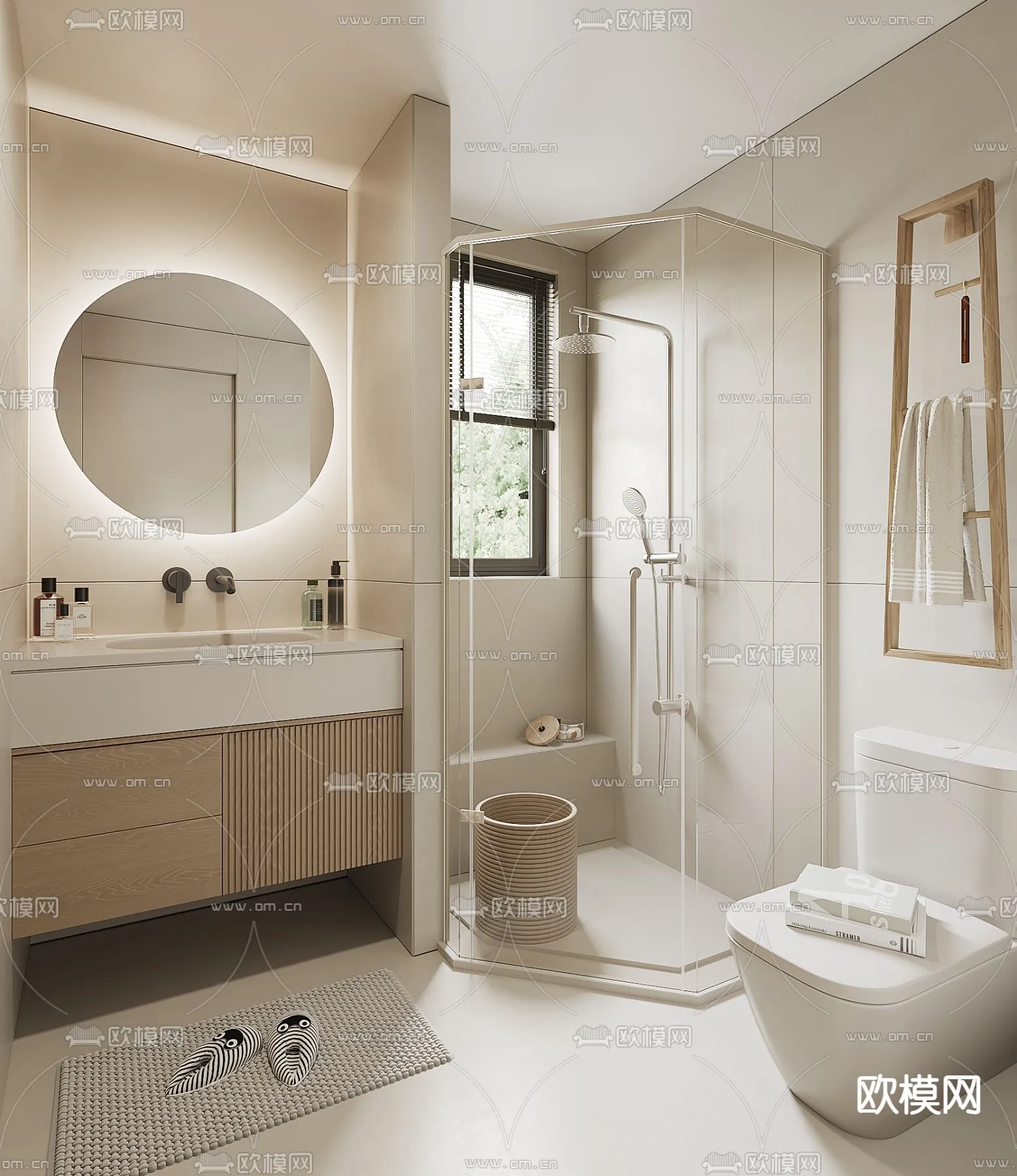 BATHROOM SETS - CORONA - 3D MODEL - 2179