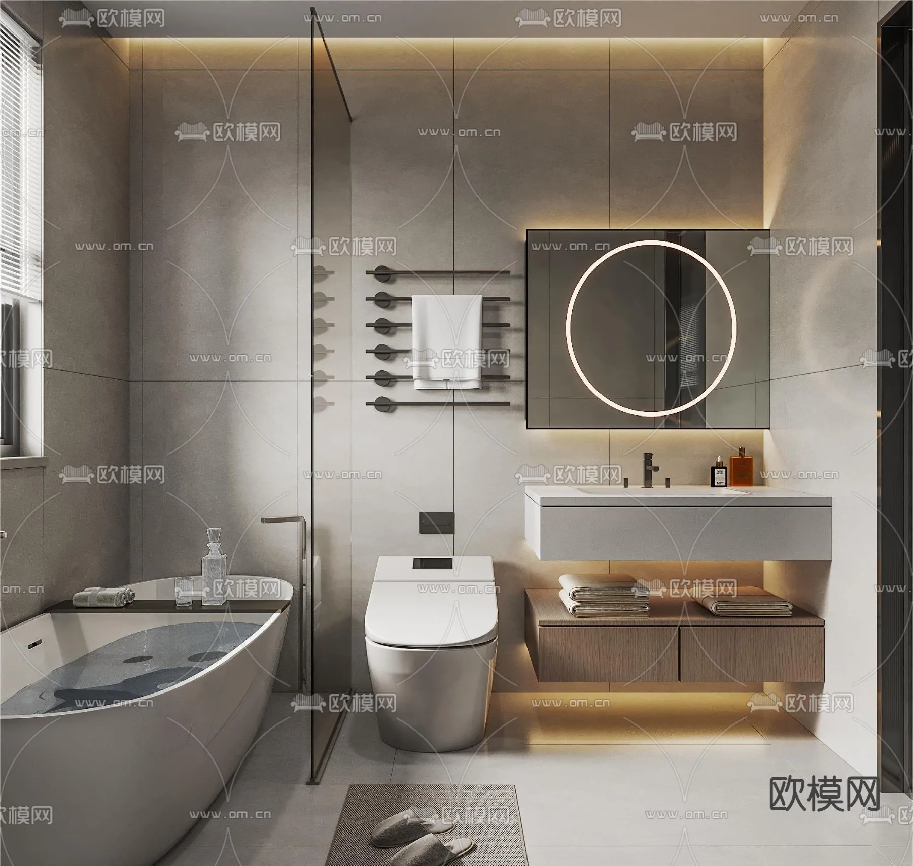 BATHROOM SETS - CORONA - 3D MODEL - 2188
