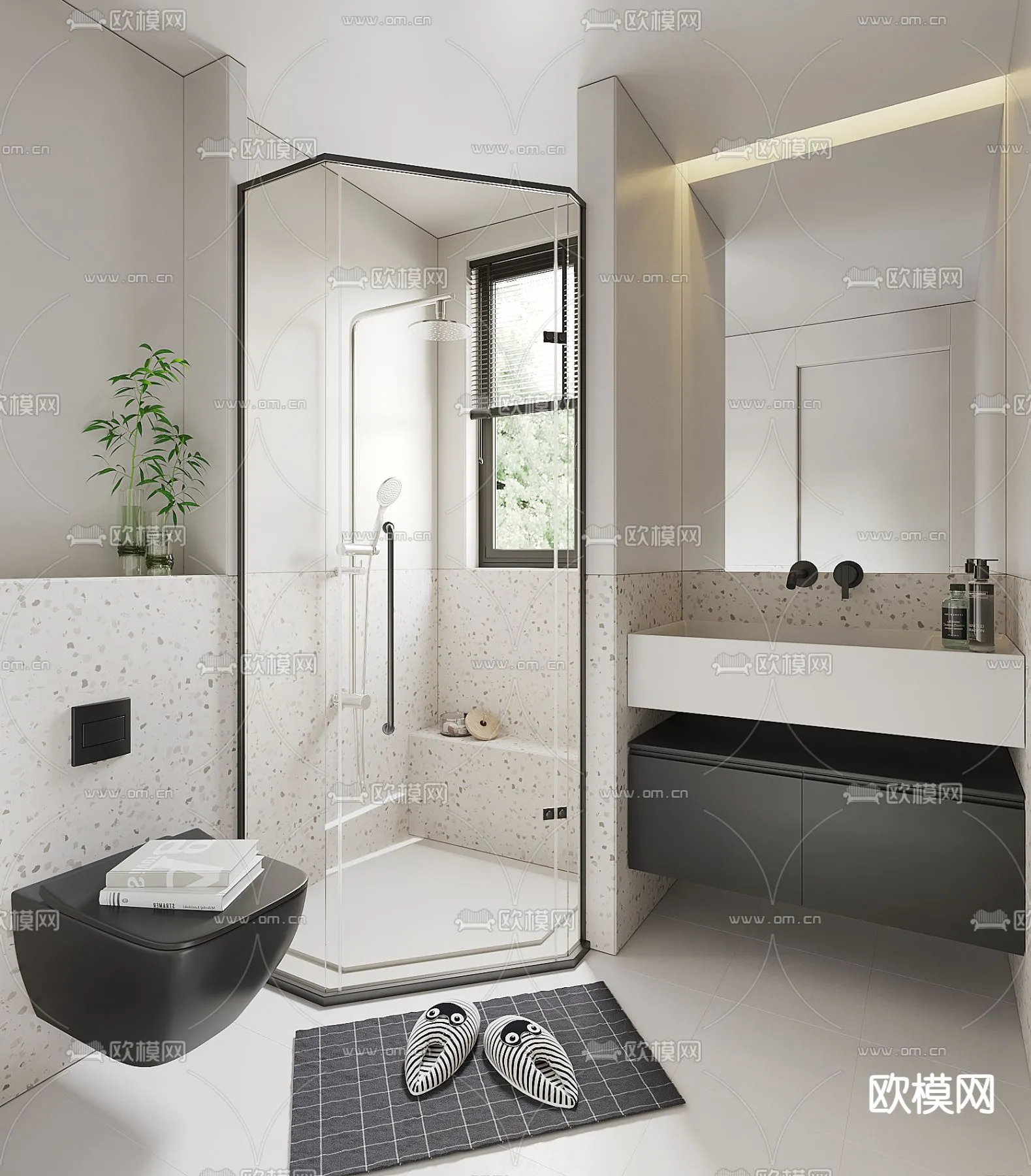 BATHROOM SETS - CORONA - 3D MODEL - 2189