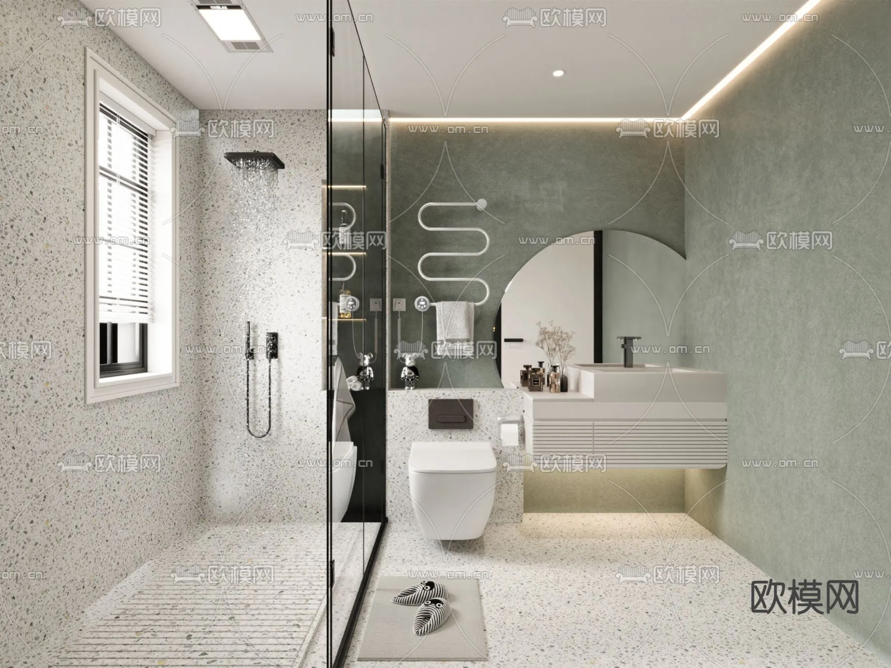 BATHROOM SETS - CORONA - 3D MODEL - 2197