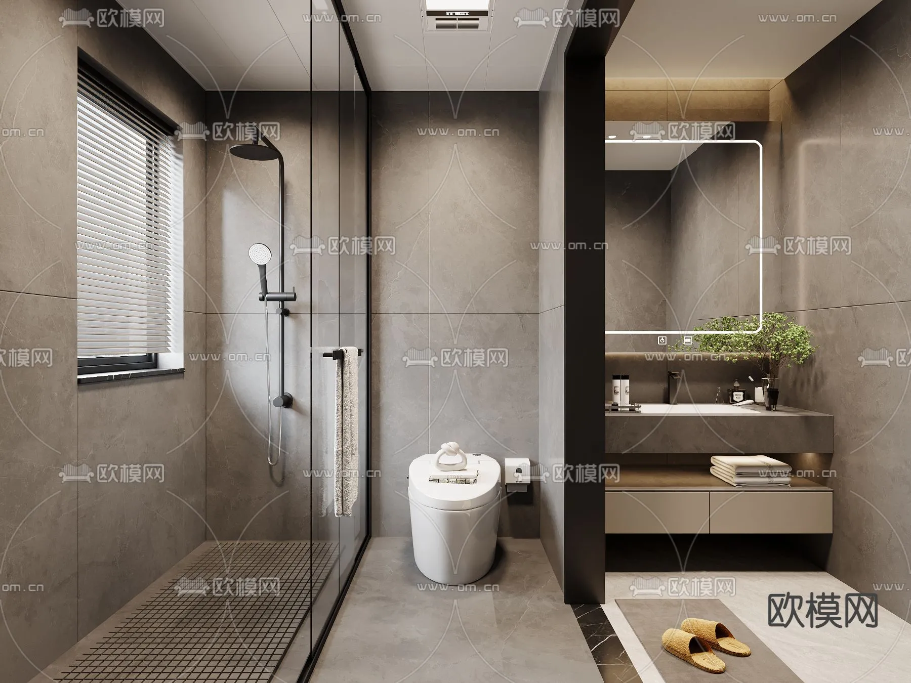 BATHROOM SETS - CORONA - 3D MODEL - 2207